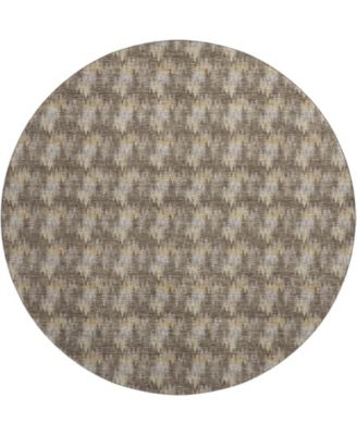 Soft Essentials Machine Washable SE5 8'x8' Round Area Rug