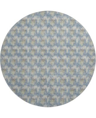 Soft Essentials Machine Washable SE5 8'x8' Round Area Rug
