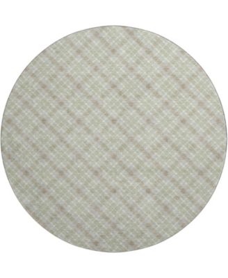 Soft Essentials Machine Washable SE3 8'x8' Round Area Rug