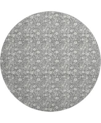 Soft Essentials Machine Washable SE4 8'x8' Round Area Rug