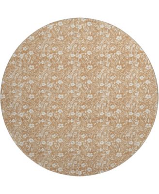 Soft Essentials Machine Washable SE4 8'x8' Round Area Rug