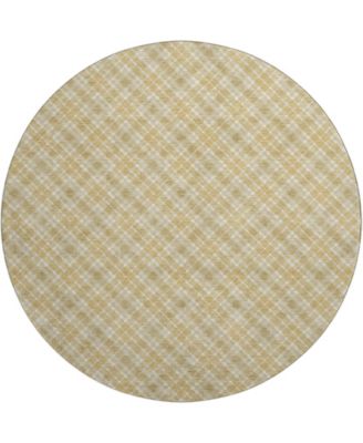 Soft Essentials Machine Washable SE3 8'x8' Round Area Rug