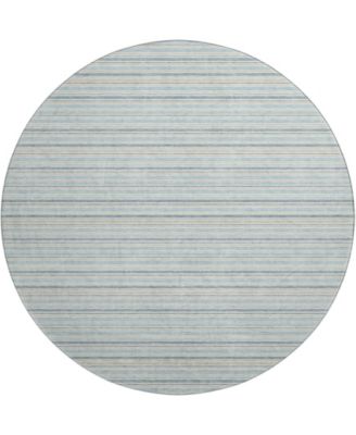 Soft Essentials Machine Washable SE2 8'x8' Round Area Rug
