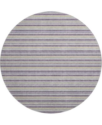 Soft Essentials Machine Washable SE2 8'x8' Round Area Rug