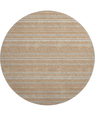 Soft Essentials Machine Washable SE2 8'x8' Round Area Rug