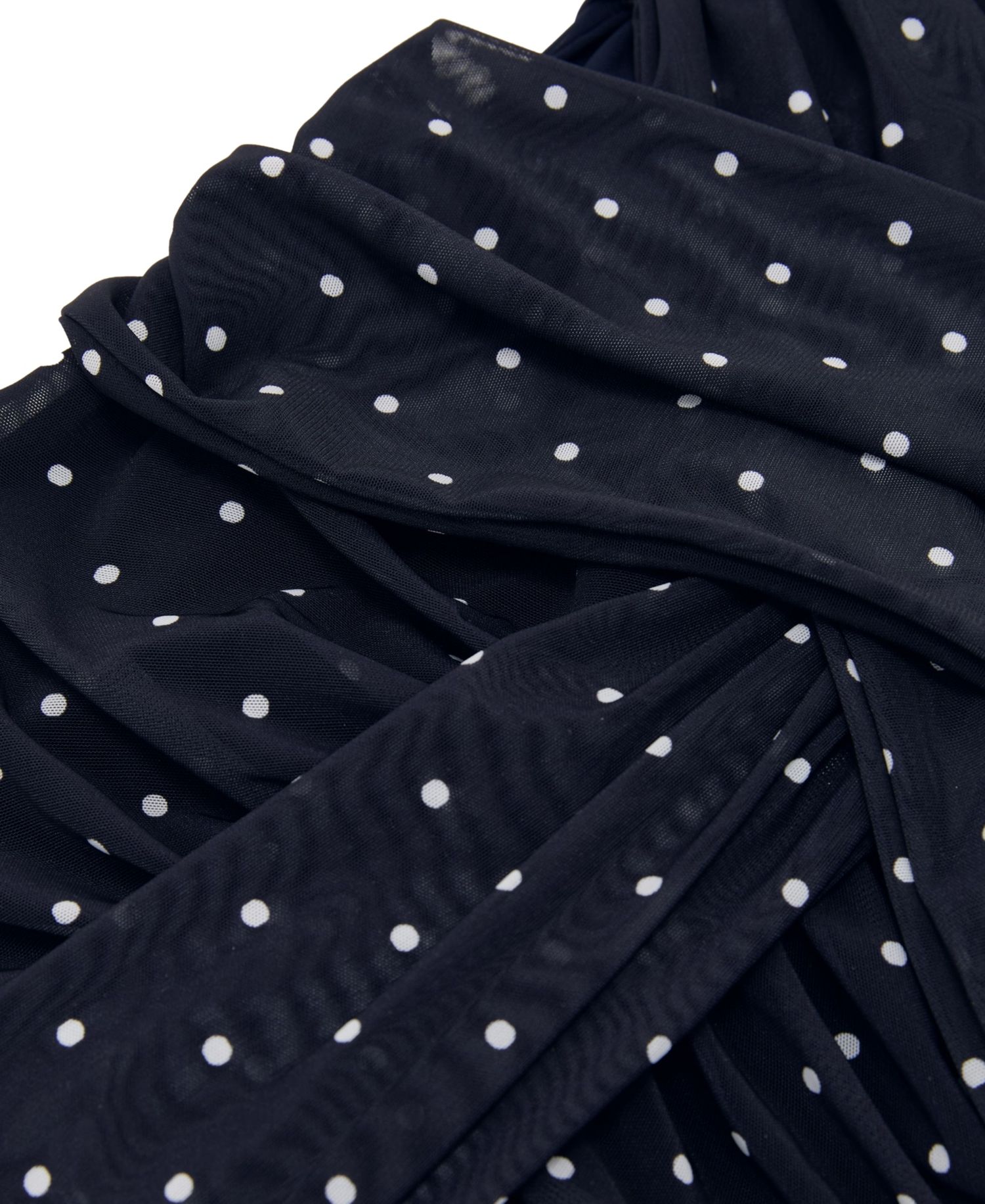 Women's Polka-Dot Print Sleeveless Maxi Dress