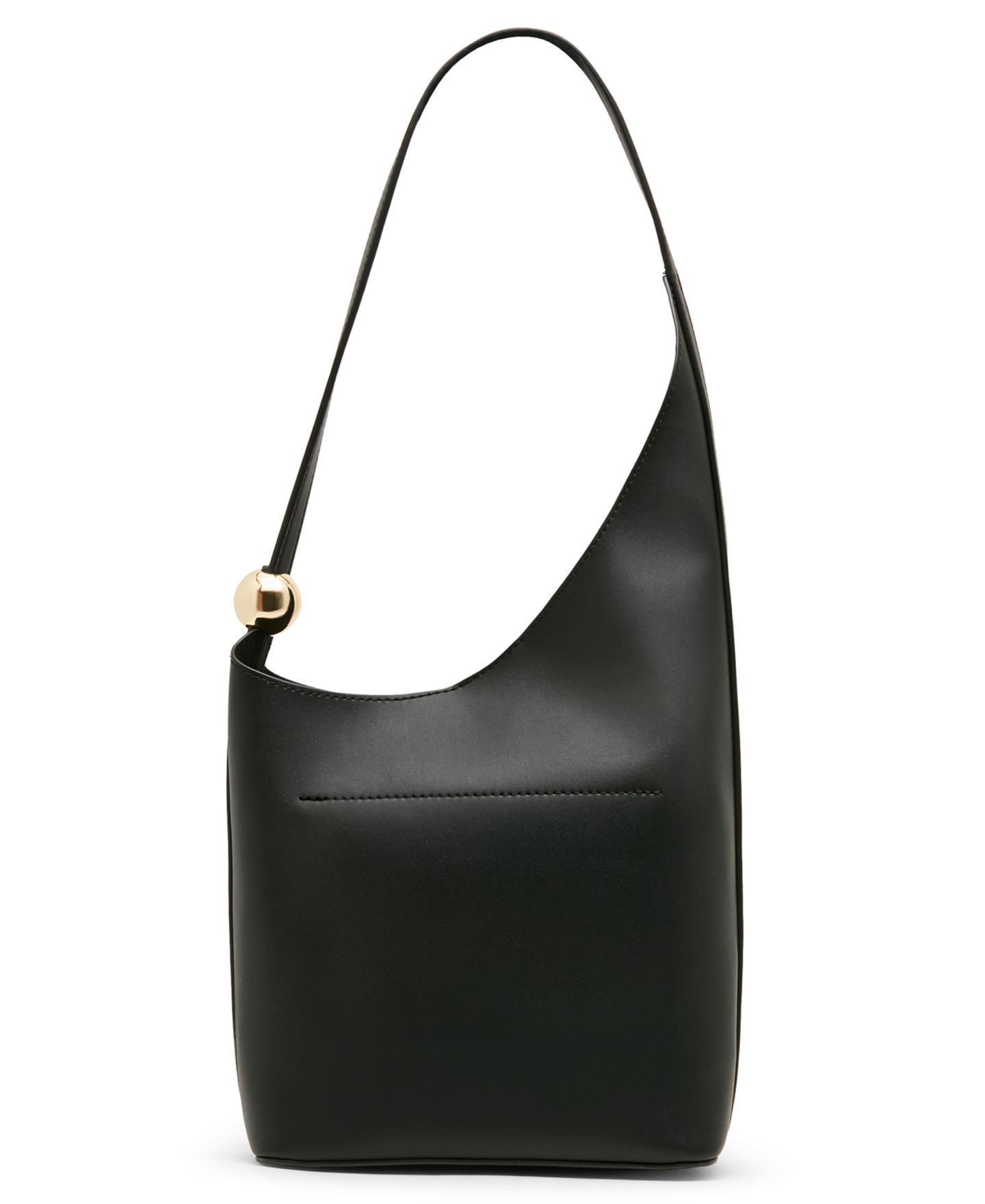 Женская сумка Steve Madden Valara Asymmetrical Mini Shoulder Handbag, цвет: Чёрный — фото 2