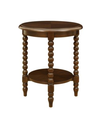 Philippe 20" Round Wood End Table