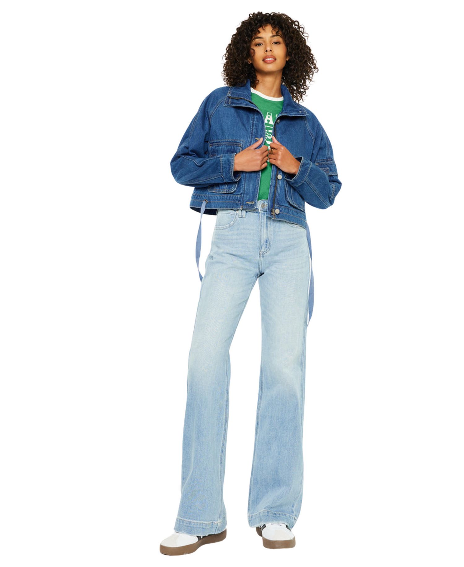 Women's Jailene Denim Windbreaker Jacket