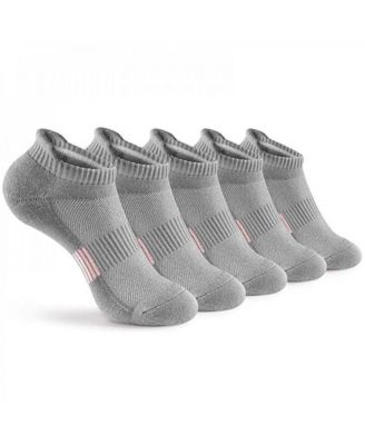 Women's Ankle Socks 5-Pairs Cushioned and Breathable for Running and Casual Wear