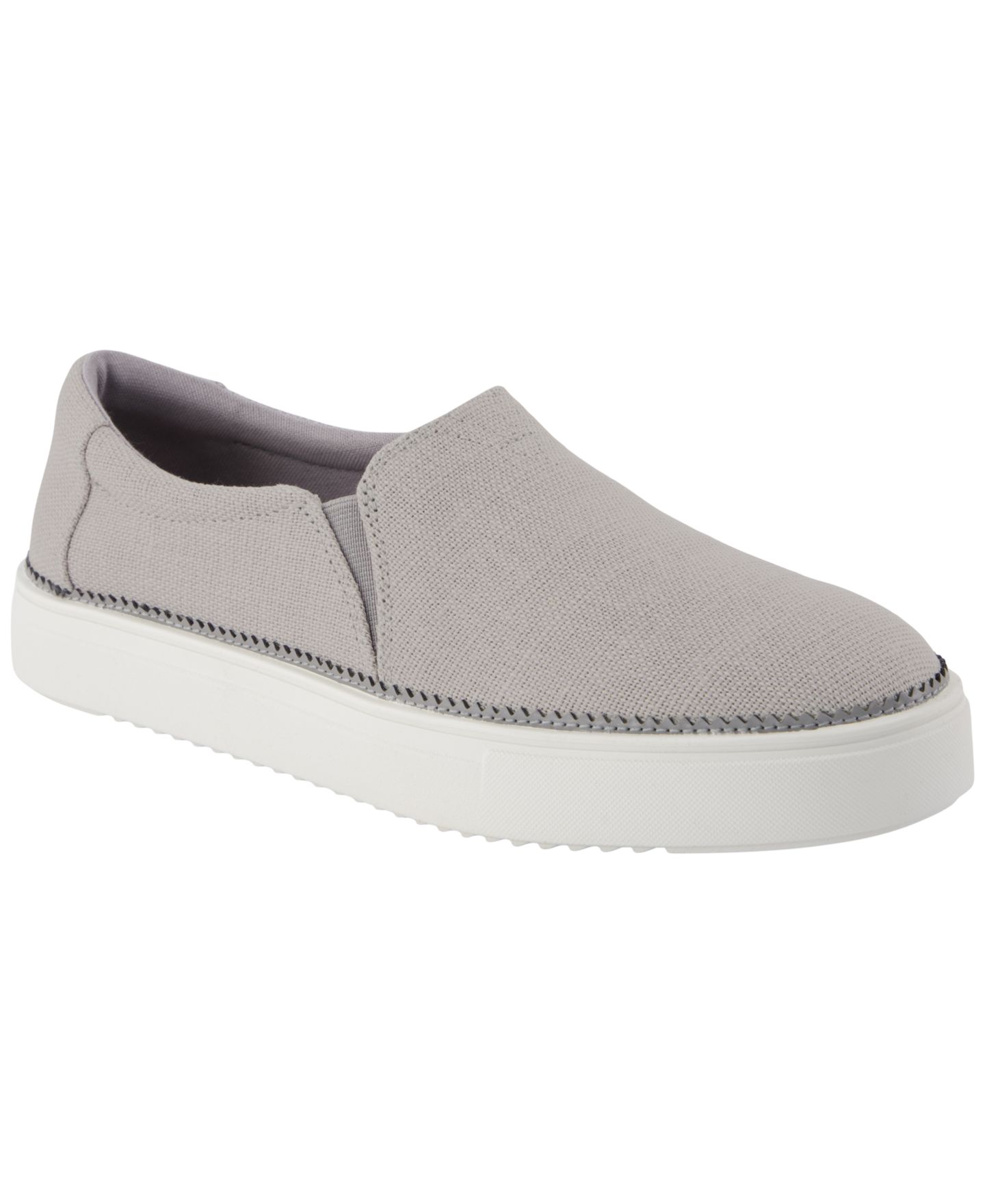 Женские кроссовки TOMS Emily Slip-On, цвет: Серый холщовый — фото 1