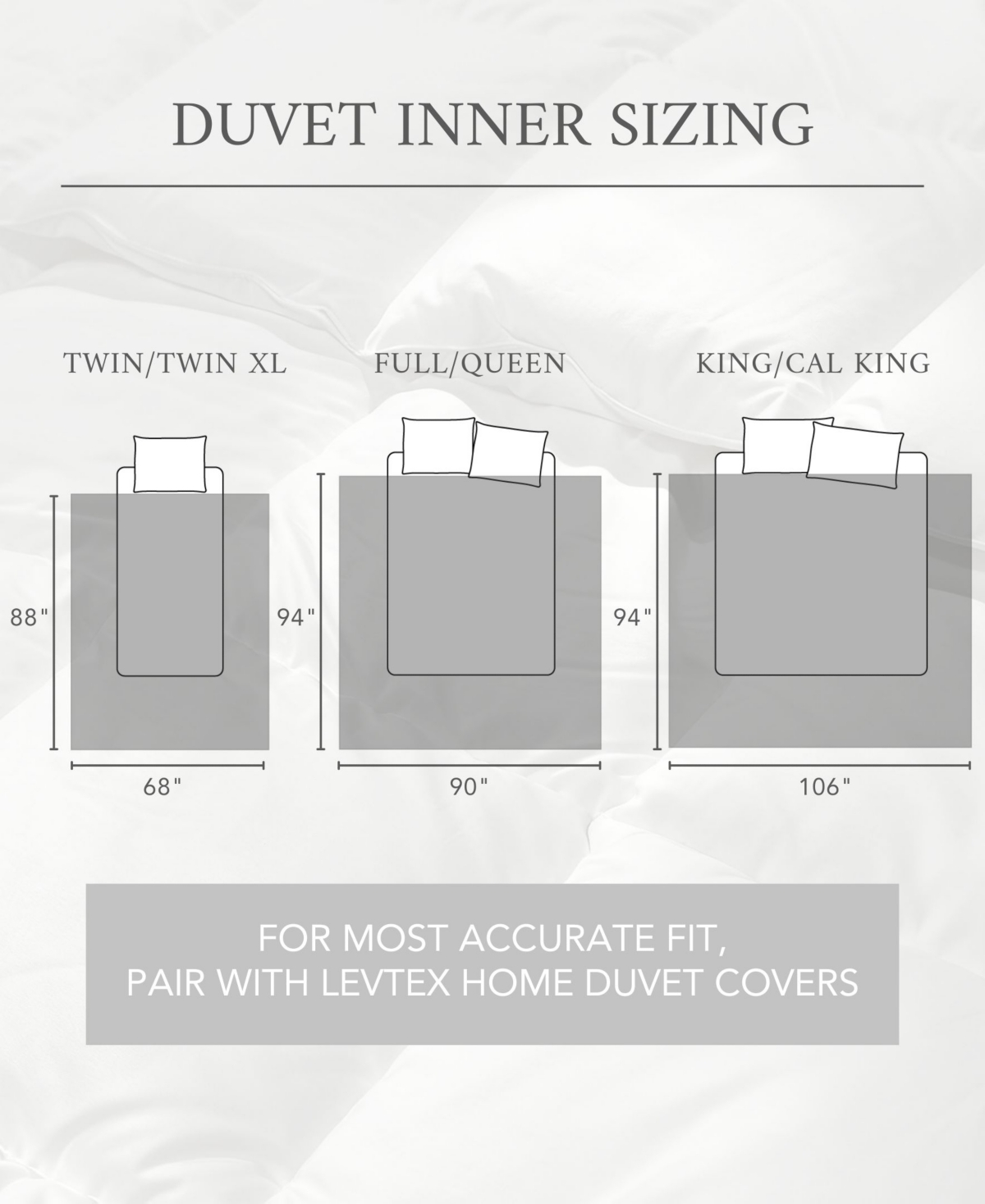 Levtex Home All-Season Down-Alternative Duvet Insert and Comforter