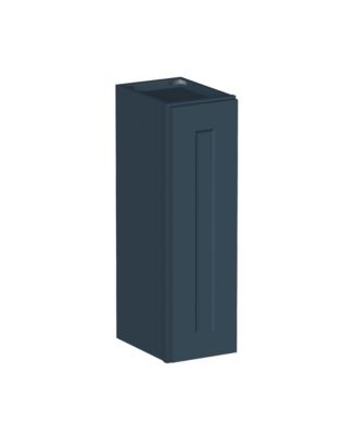 Standard Wall Cabinet (1 Door 2 Shelves), Kitchen Cabinet with Solid Wood Frame, Soft-Close Hinge