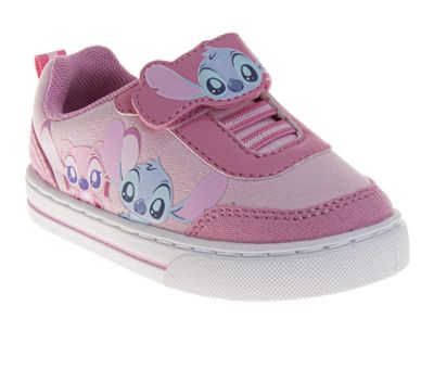 Stitch Design Sneakers Girls Adorable Cute Alien Casual Style Easy On/Off Durable Tread