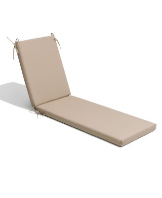 71.8''x20.9''x2.75'' Outdoor Patio Fade Resistant chaise lounge chair cushion