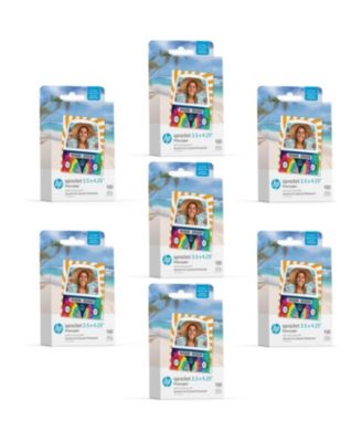 3.5" x 4.25" Sticky-Backed Zink Photo Paper (700-Pack), Compatible With HP Sprocket 3x4 and Photobooth