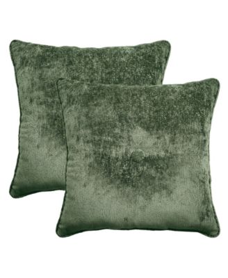 Delmonico Chenille 2-Pack Decorative Pillows, 20" x 20"