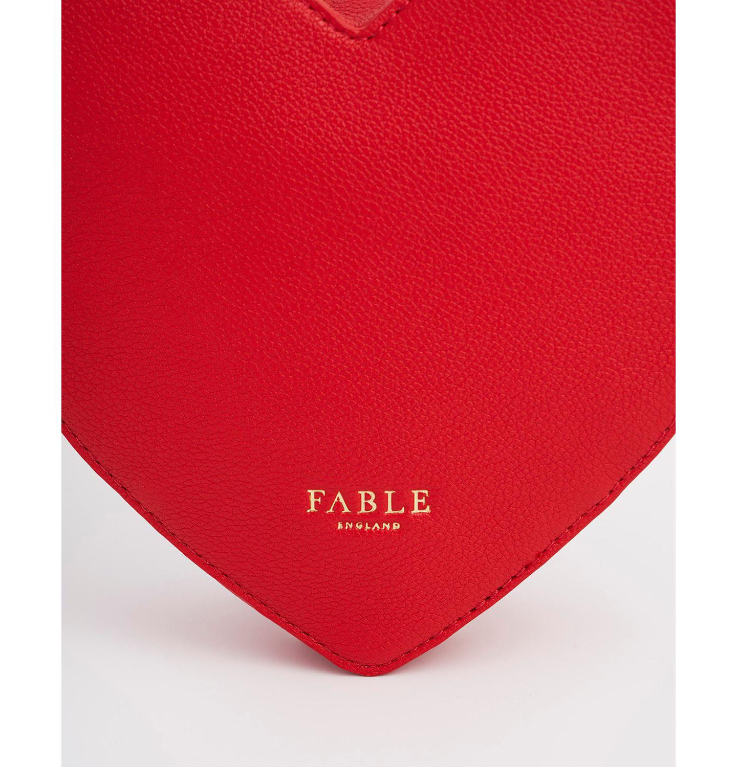 Женская сумка Fable England Penelope Heart Crossbody, цвет: Красный — фото 4