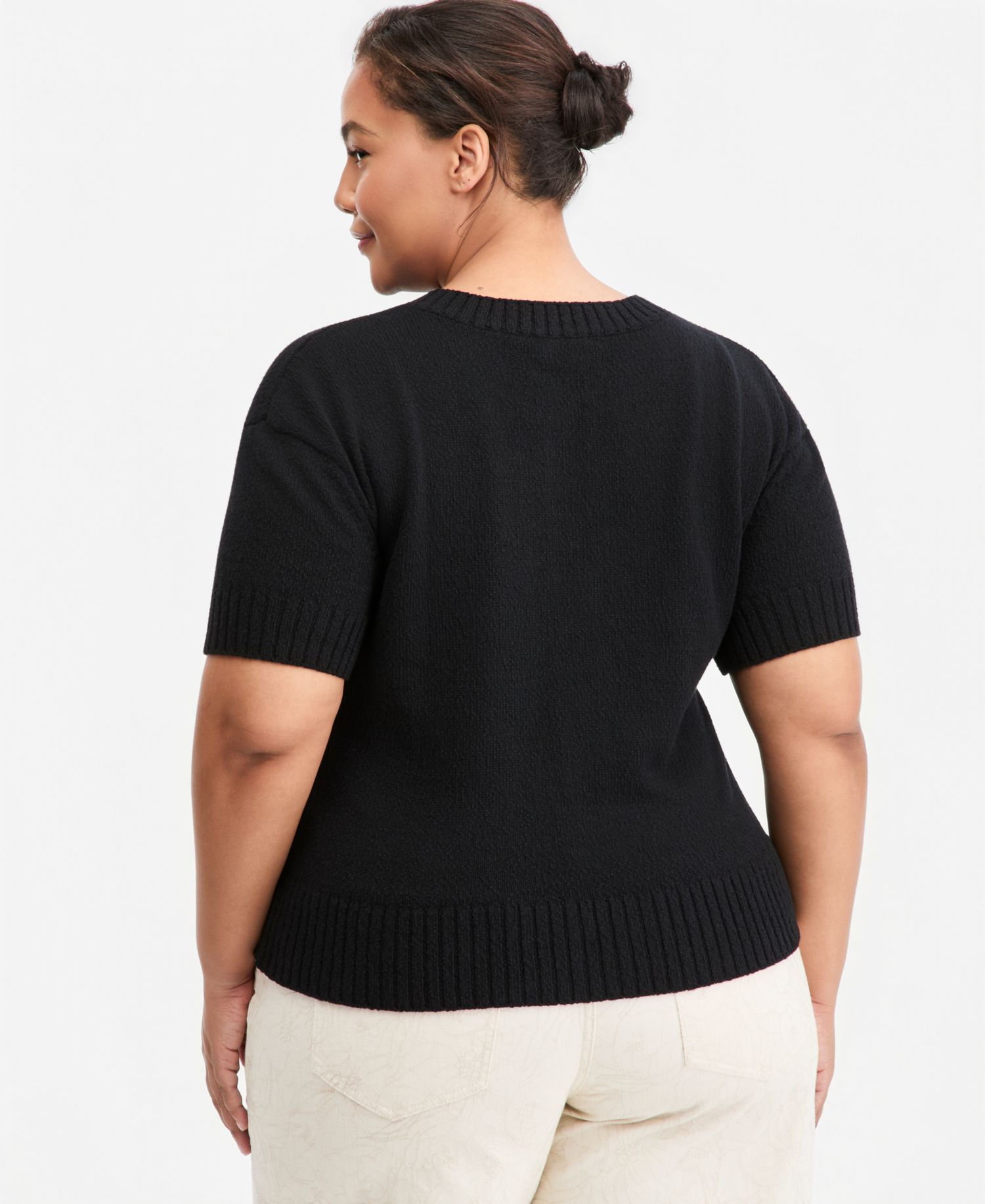 Trendy Plus Size Short-Sleeve Button-Front Cardigan