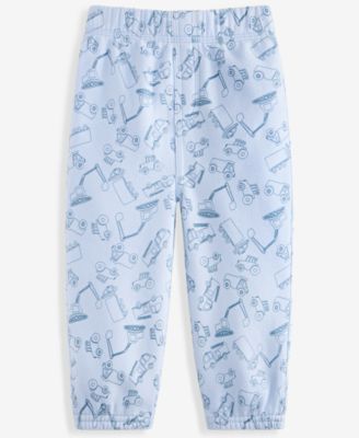 Baby Boys' 3M-24M Mix & Match Construction-Print Jogger Pants