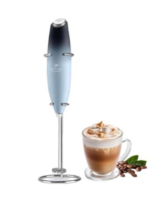 Handheld Milk Frother Wand Drink Mixer for Coffee (4 Duracell Batteries Included)