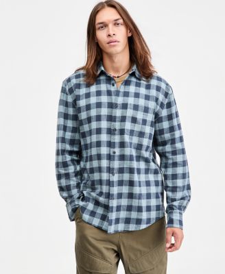 Men's Drake Buffalo Plaid Long-Sleeve Shirt