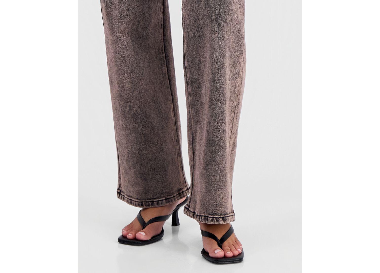 Women's Dirty Denim High-Rise Straight Jeans