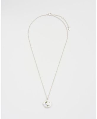 Nightshade Moon Locket Chain Necklace