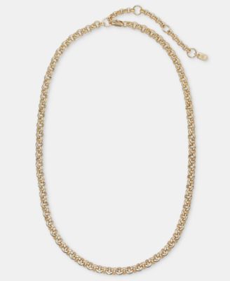 Gold-Tone 16" Chain Collar Necklace