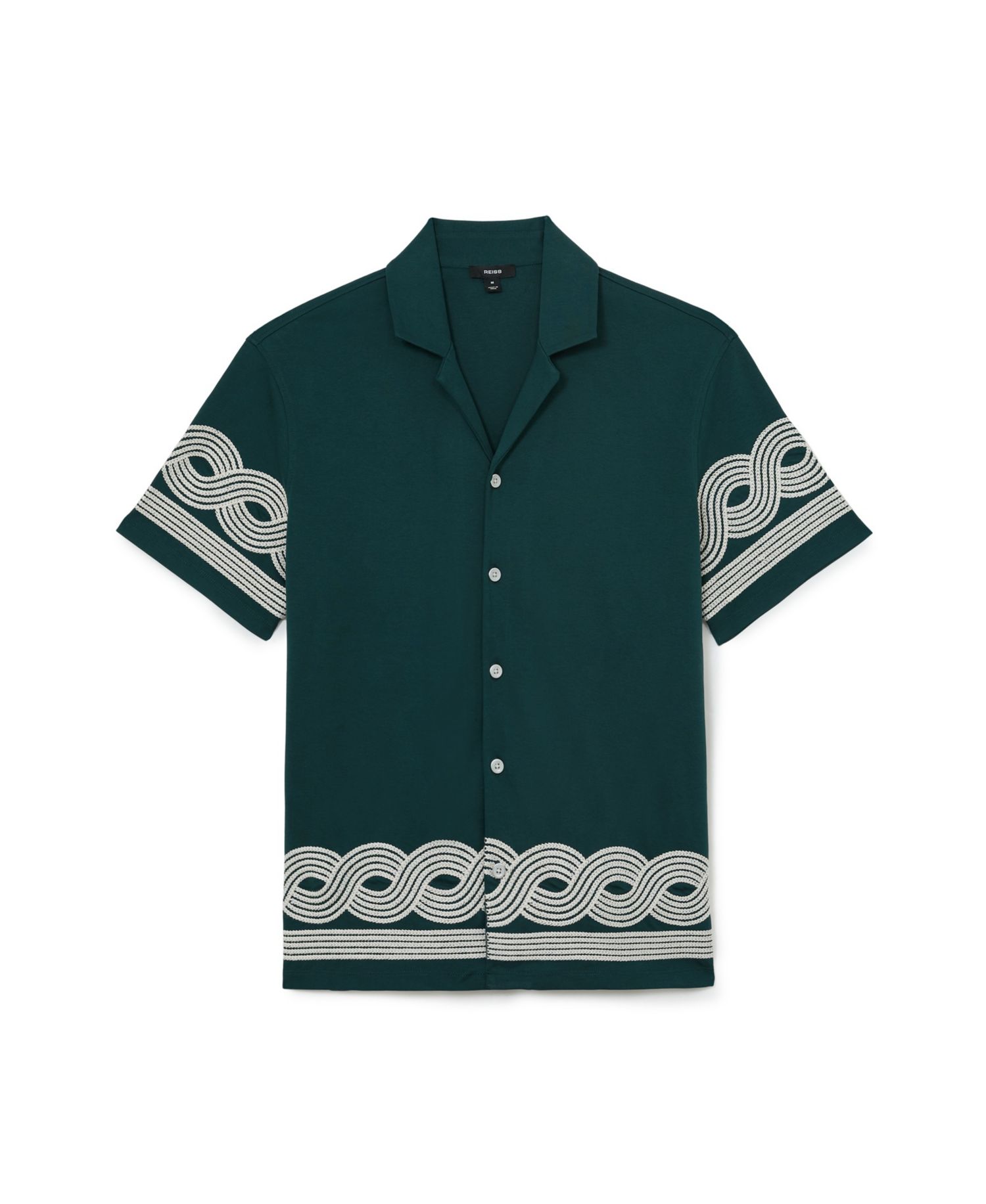 Men's Arden Embroidered Cuban Shirt