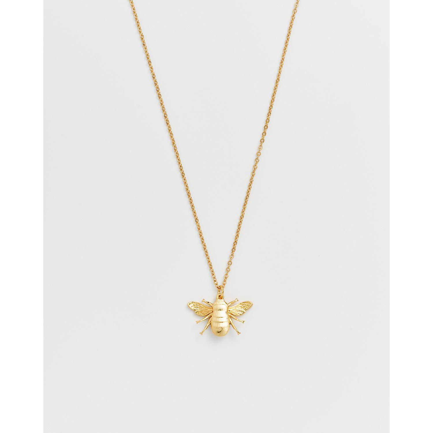 Honey Bee Enamel Necklace