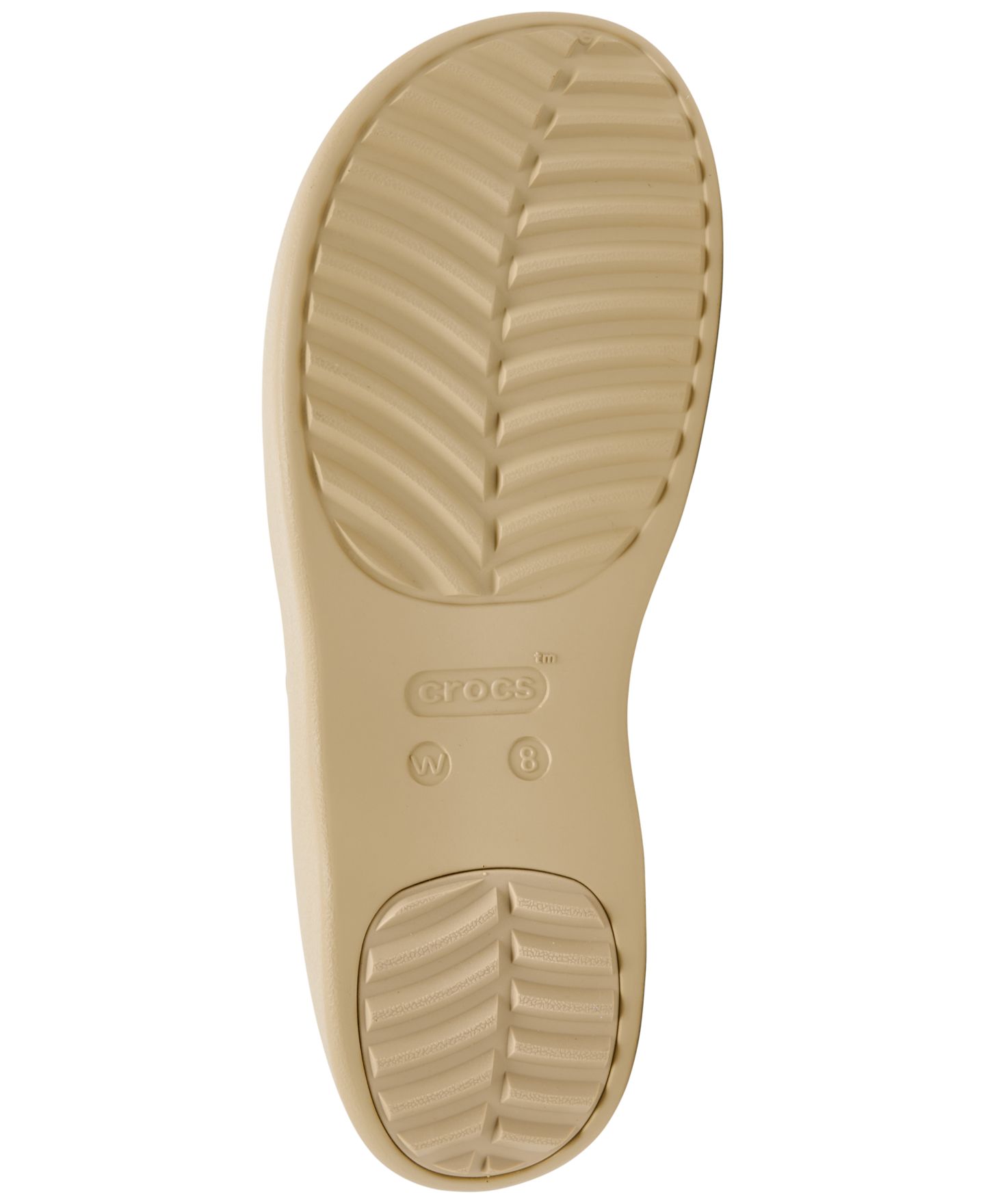 Женские сандалии Crocs Brooklyn Knot Sky Platform, цвет: Бежевый — фото 6