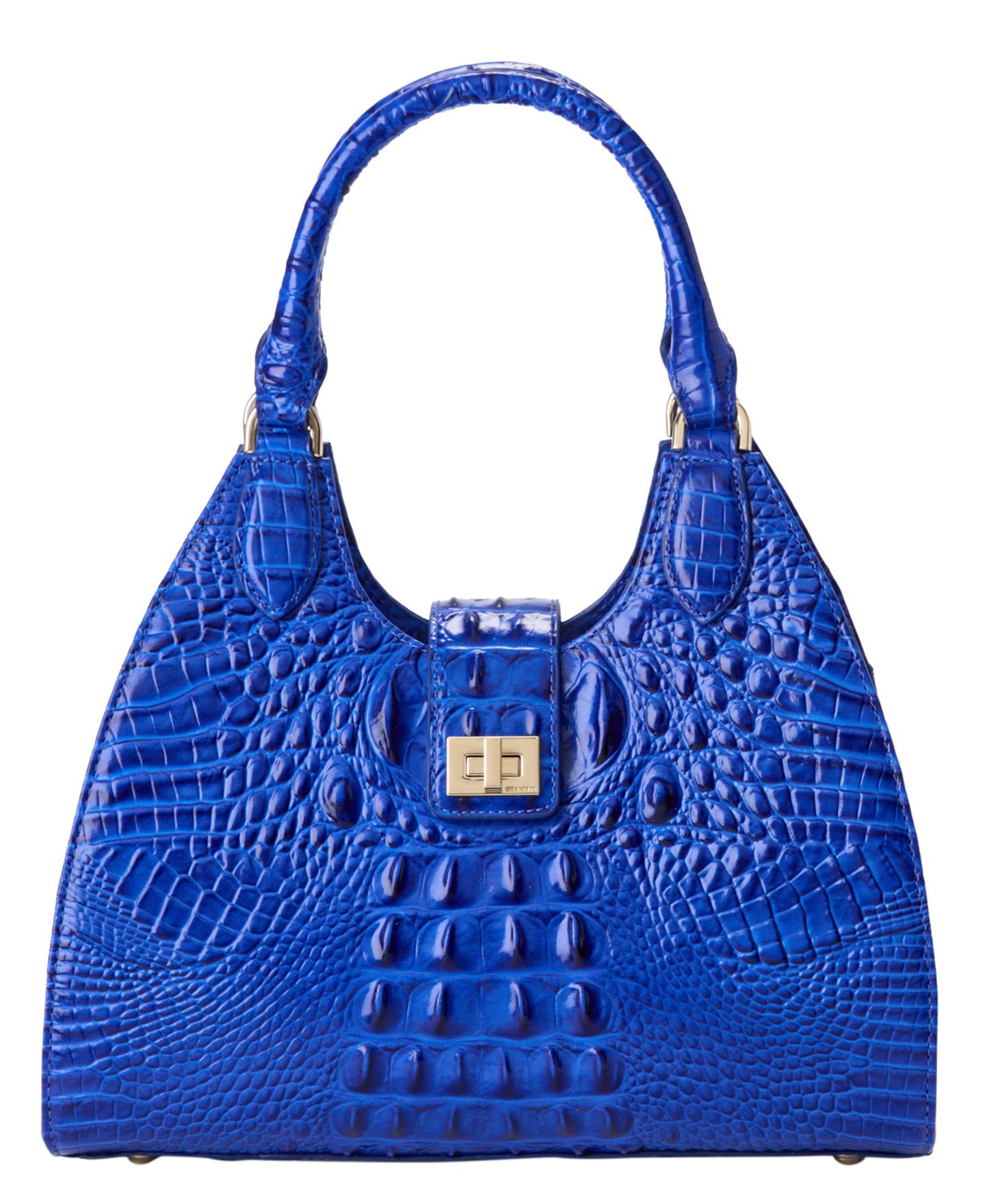 Женская сумка Brahmin Adrian Melbourne Small Leather Satchel, цвет: Ultramarine Melbourne — фото 1