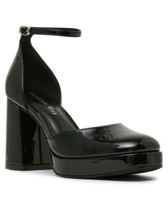 Women's Desire Two-Piece Block Heel Platform Dress Heels