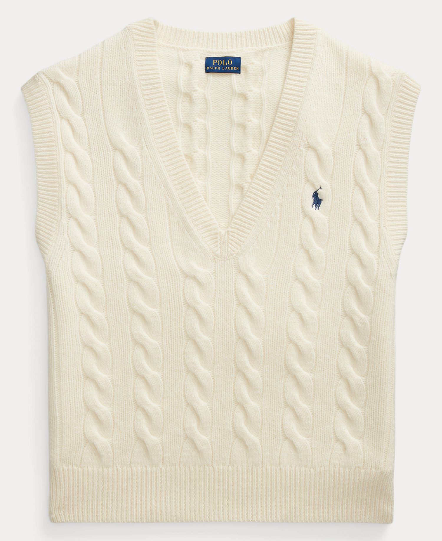 Women's Sleeveless V-Neck Wool-Cashmere Sweater Vest