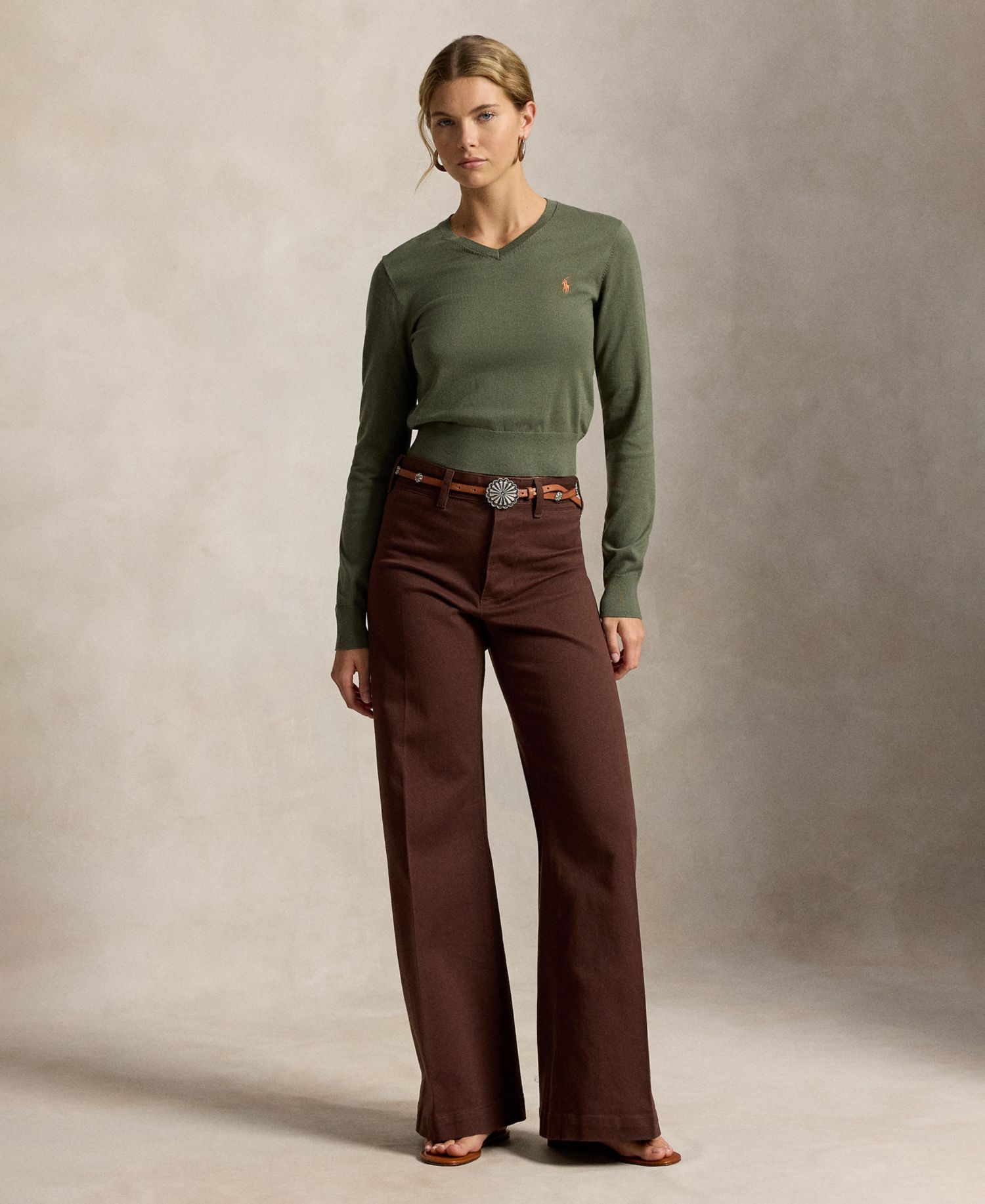 Women's V-Neck Pull-On Sweater