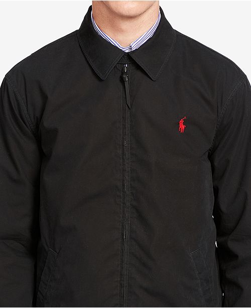 Polo Ralph Lauren Poplin Windbreaker - Coats & Jackets - Men - Macy's