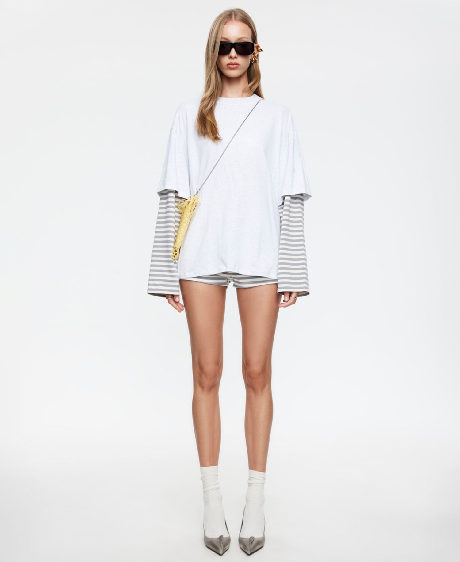 Women's Bottega Long-Sleeve Crewneck Shirt