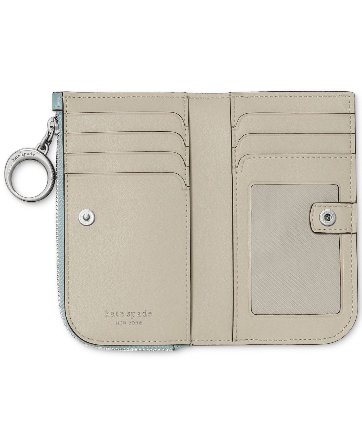 Женский кошелёк kate spade new york Slim Halo Bifold Wallet, цвет: Морской — фото 4