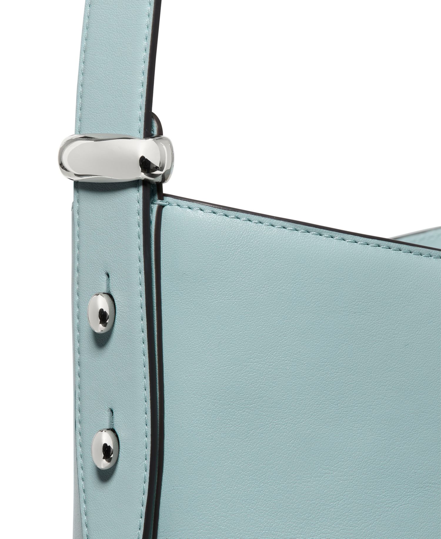 Halo Suede Medium Bucket Handbag