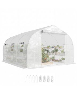 Walk-in Tunnel house with Shelves, Plant Hot House,