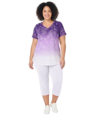Women's Within Two-Piece V-Neck Tunic and Capri Set