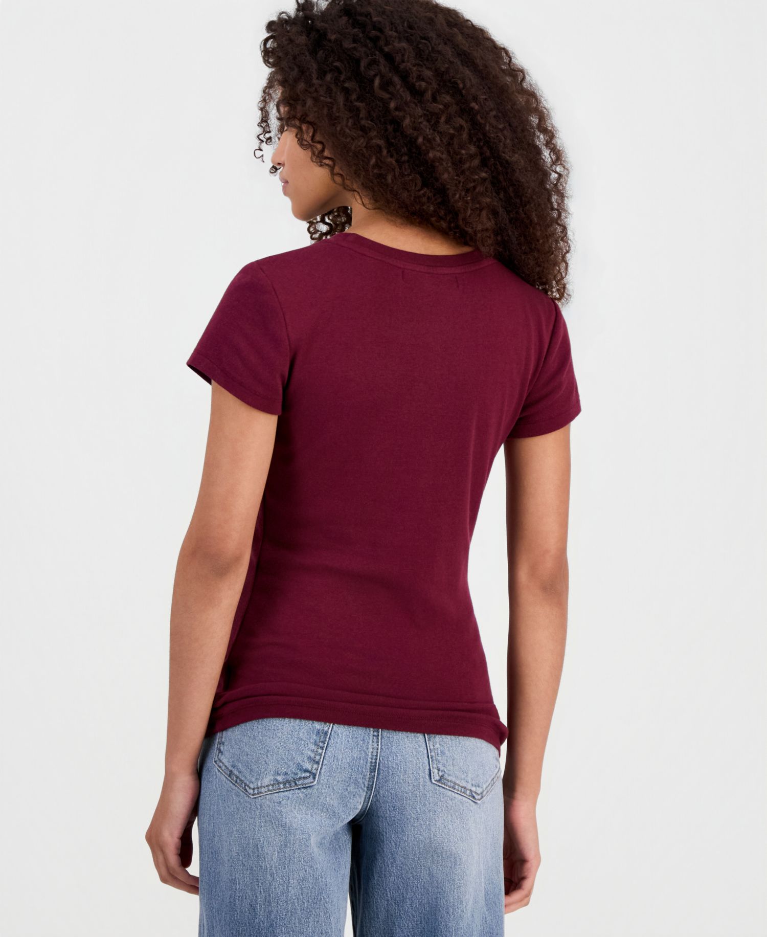 Juniors' New York Embroidered T-Shirt