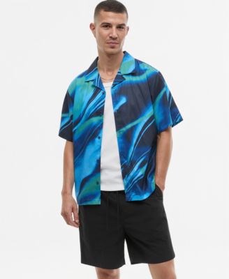 Men's Printed Camp Shirt