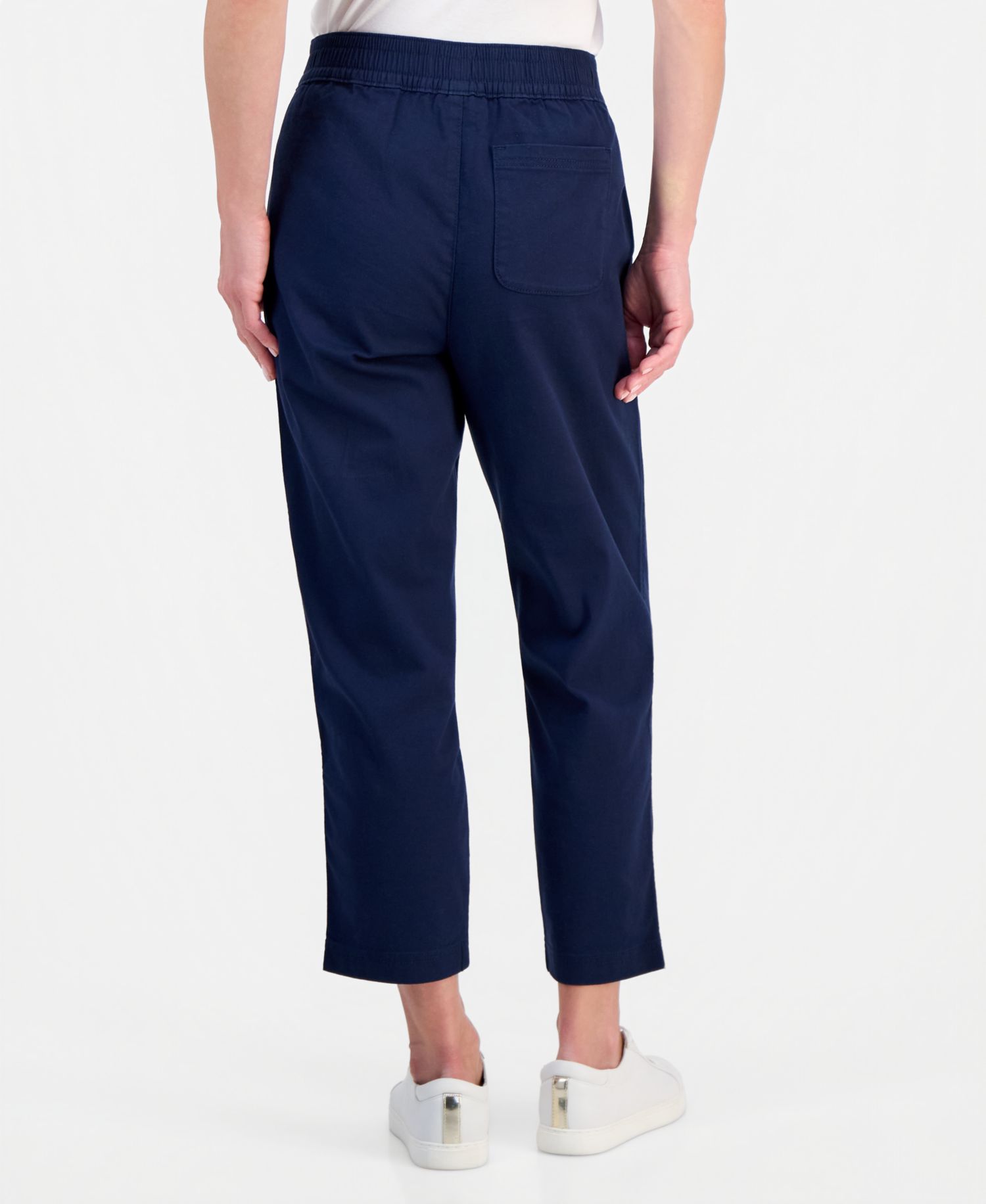 Petite High-Rise Crop Pants