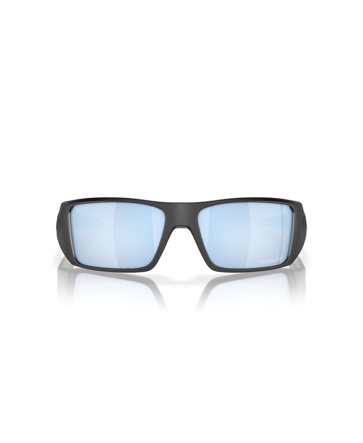 Мужские солнцезащитные очки Oakley Polarized Dallas Cowboys Heliostat Rectangle Sunglasses, OO9231, цвет: Матовый чёрный — фото 2