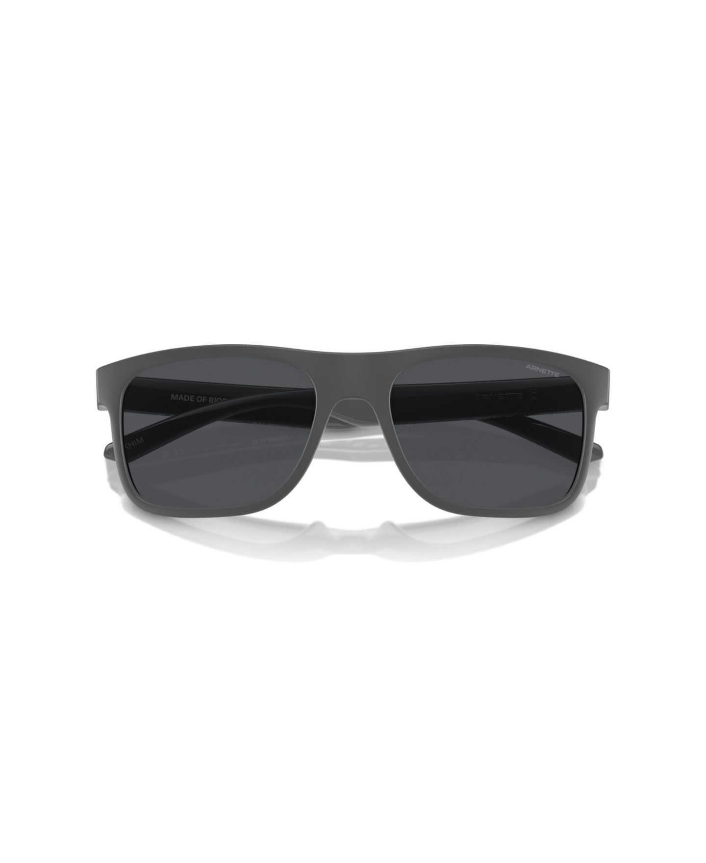 Мужские солнцезащитные очки Arnette Square Sunglasses, Khim AN4341, цвет: Средний серый — фото 5