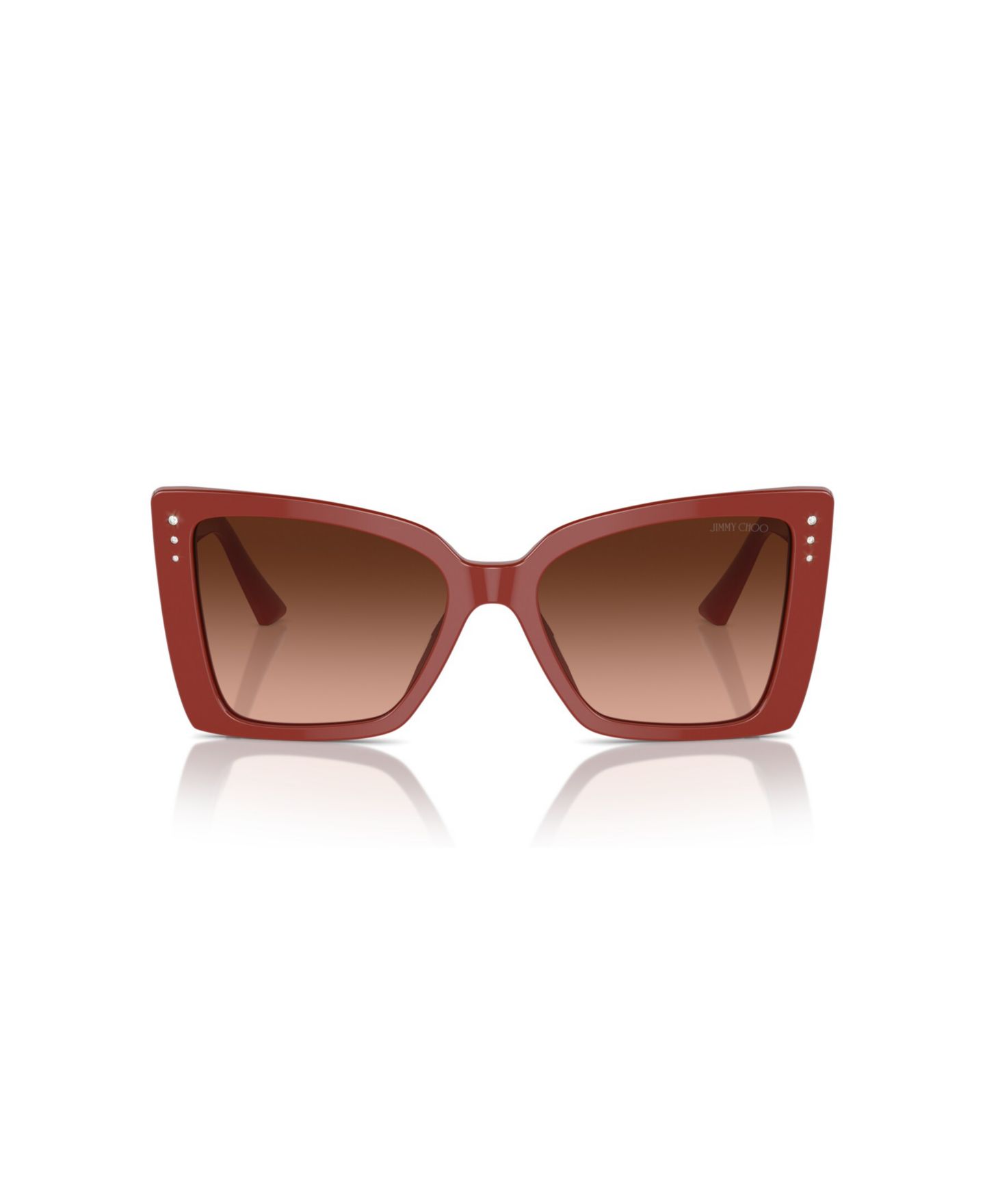 Женские солнцезащитные очки Jimmy Choo Butterfly Sunglasses, JC5001B, цвет: Красный — фото 2