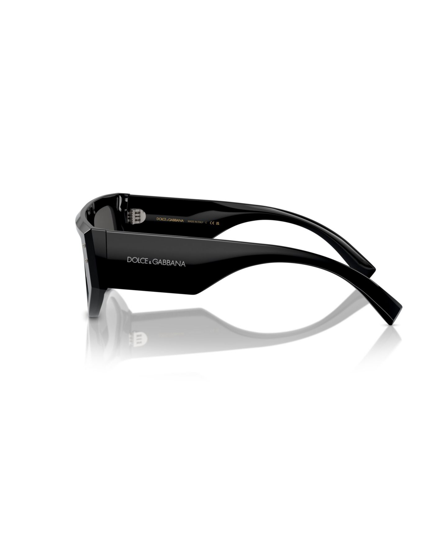 Мужские солнцезащитные очки Dolce&Gabbana Rectangle Sunglasses, DG4461, цвет: Чёрный — фото 3