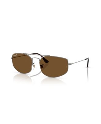 Unisex Polarized Explorer V Geometric Sunglasses, RB3845